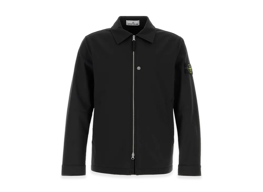 Stone Island Stretch Polyester Jacket "Black"