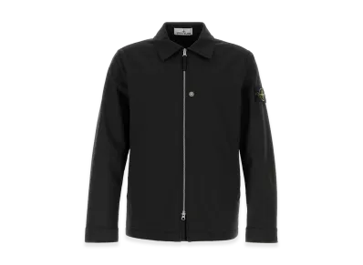 Stone Island Stretch Polyester Jacket "Black"