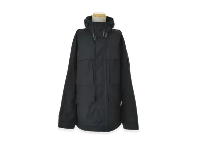 Stone Island Weatherproof Cotton Canvas Ghost Piece "Black"