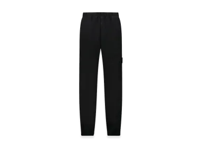 Stone Island Organic Panama Cotton 'Old' Effect Cargo Pants "Black"