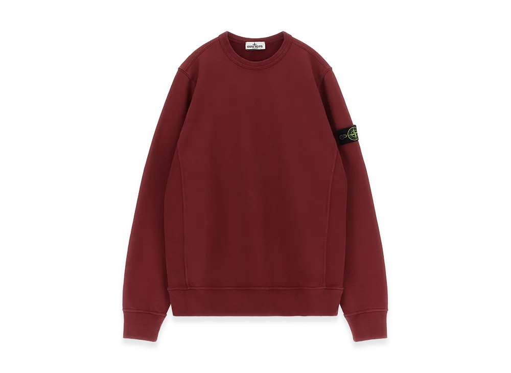 Stone Island Kids badge Logo Sweatshirt "Bordeaux"