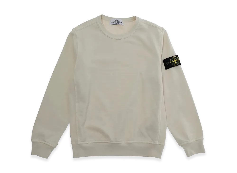 Stone Island Kids Sweaters "White"