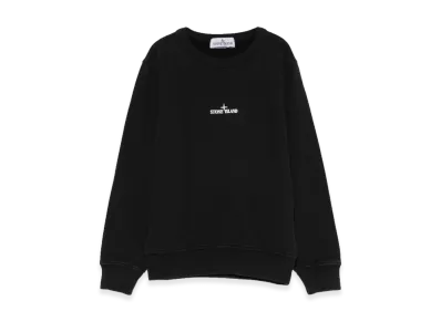 Stone Island Kids Sweaters "Black"