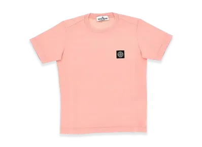 Stone Island Kids 'Compass' Logo T-Shirt "Pink"