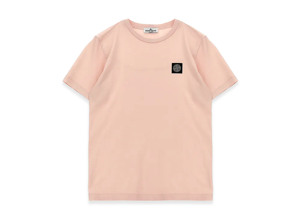 Stone Island Kids Logo Badge T-Shirt "Pink"