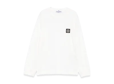 Stone Island Kids Logo Patch T-Shirt "White"