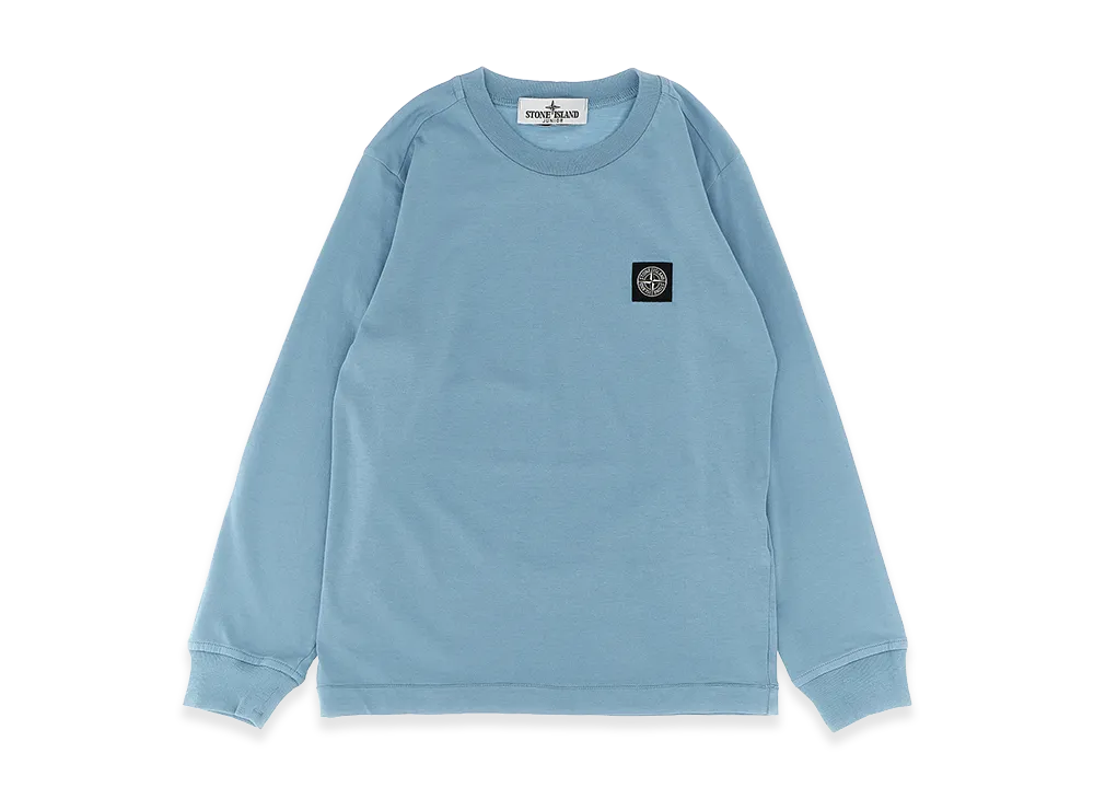 Stone Island Kids Logo Patch T-Shirt "Light Blue"