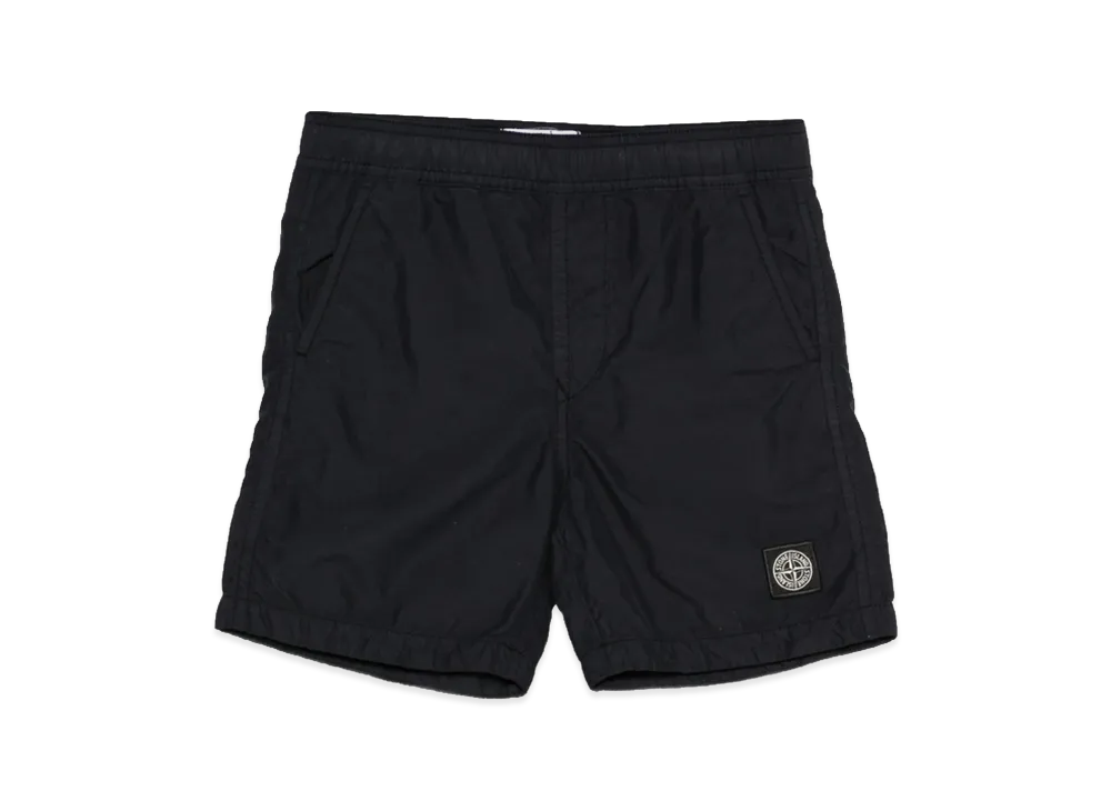 Stone Island Kids Compass Logo Swimsuit "Blue"