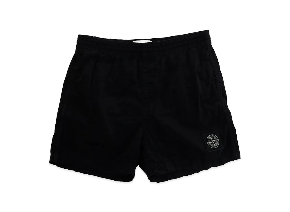 Stone Island Kids 'Compass' Logo Swimsuit "Black"