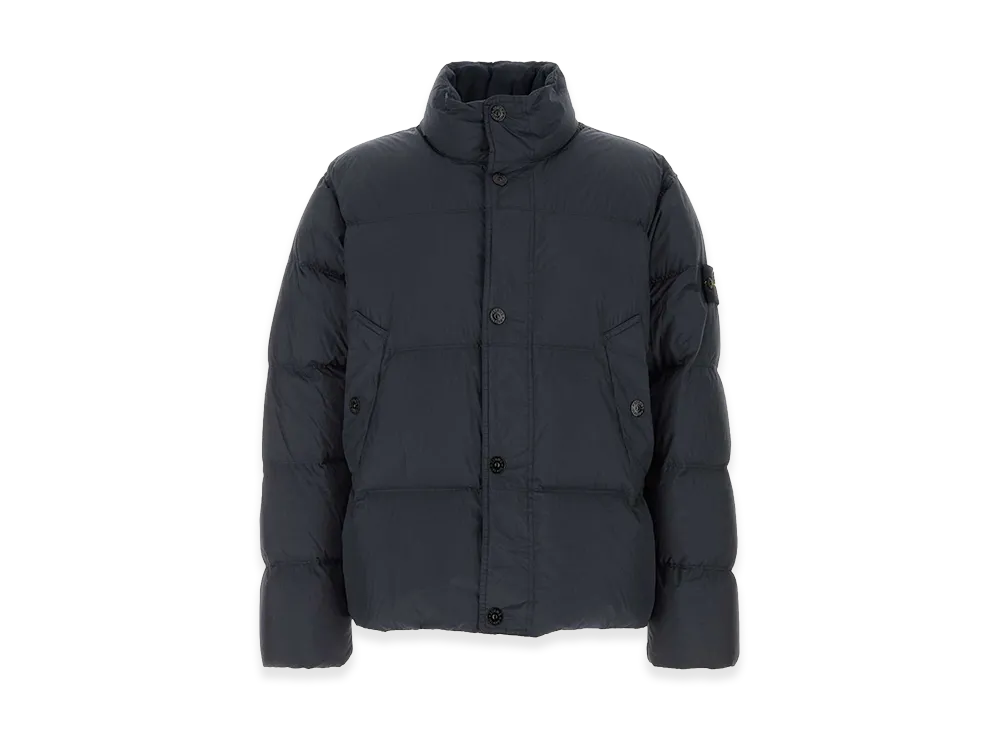 Stone Island Nylon Down Jacket "Navy Blue"