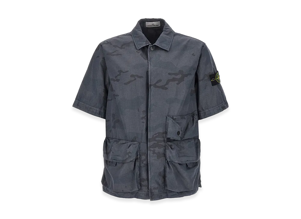 Stone Island Camouflage Shirt "Gray"