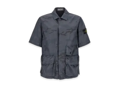 Stone Island Camouflage Shirt "Gray"