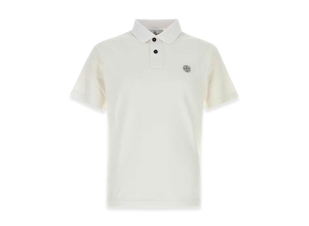 Stone Island Cotton Polo Shirt "White"