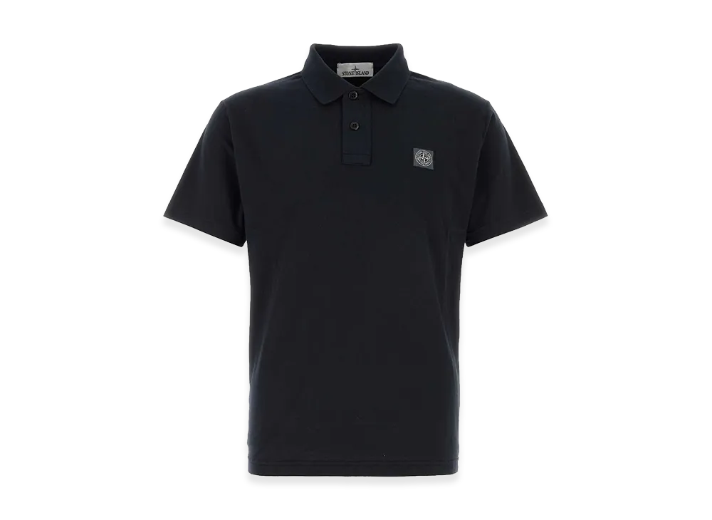 Stone Island Cotton Polo Shirt "Midnight Blue"