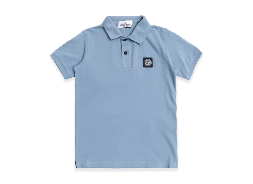 Stone Island Kids Polos "Clear Blue"