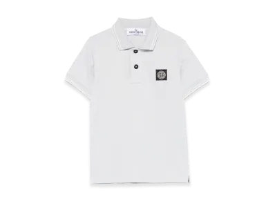 Stone Island Kids Polos "Light Blue"