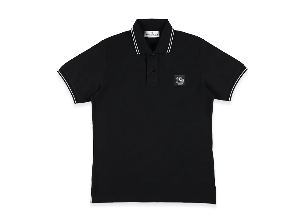 Stone Island Kids Polos "Black"