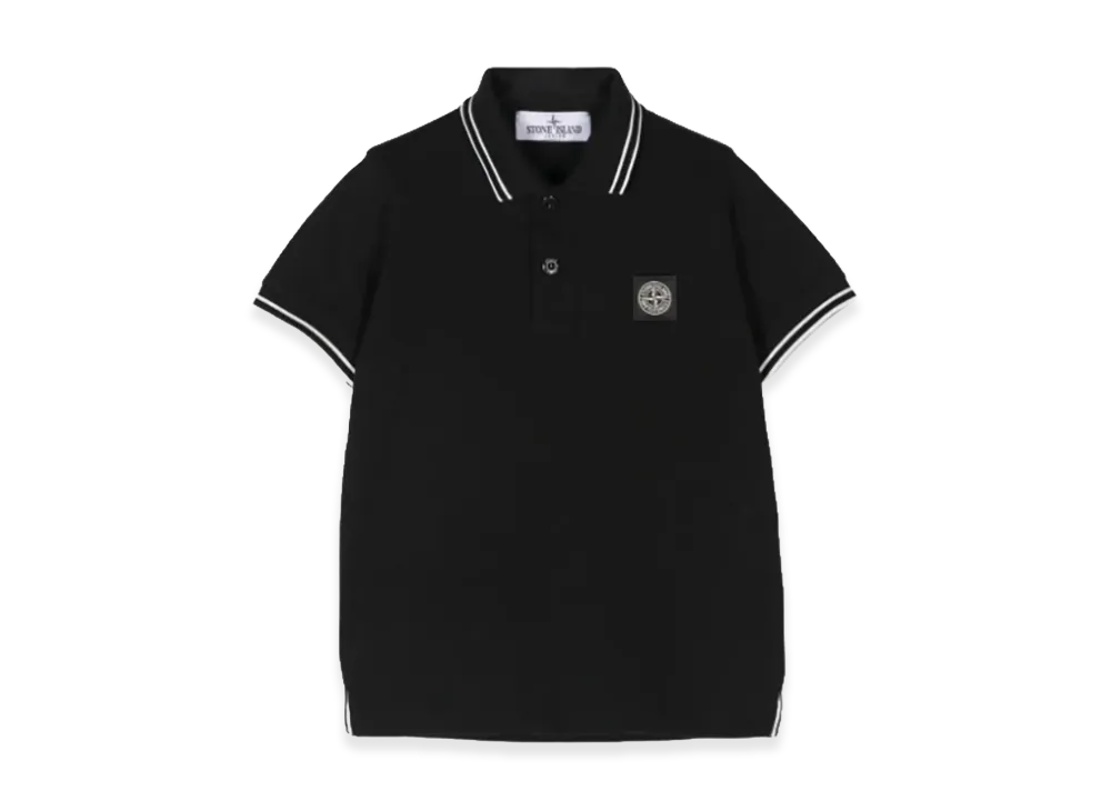 Stone Island Kids Polos "Black"