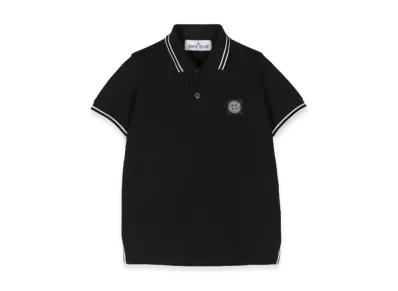 Stone Island Kids Polos "Black"