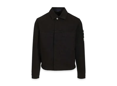 Stone Island Denim Biker Jacket "Black"