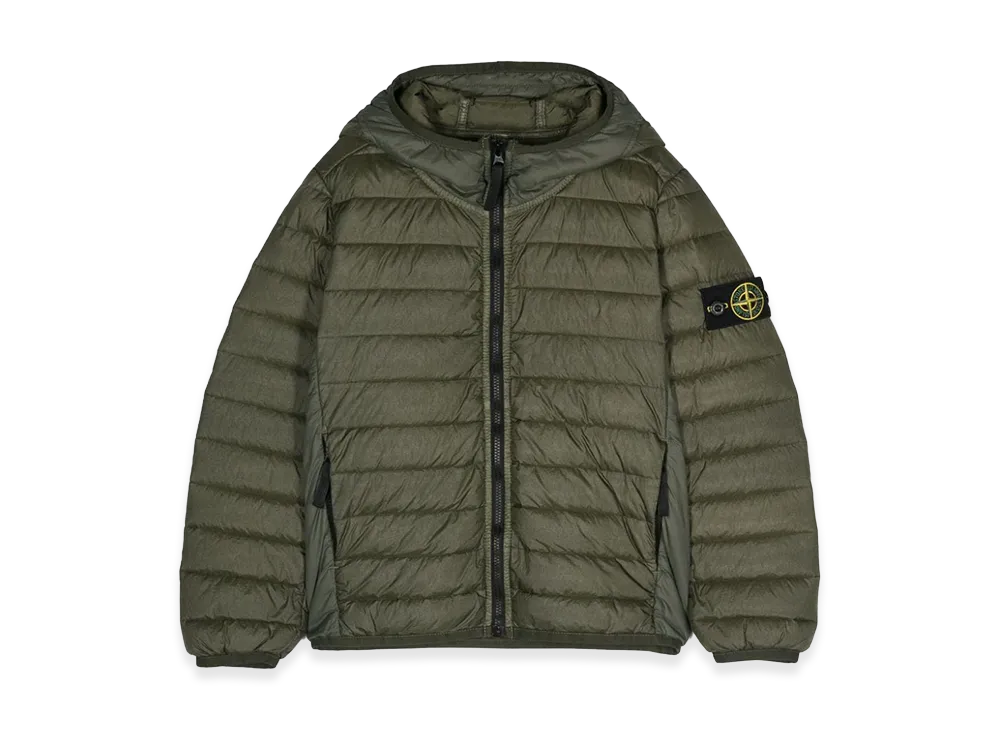 Stone Island Kids Coats "Green"