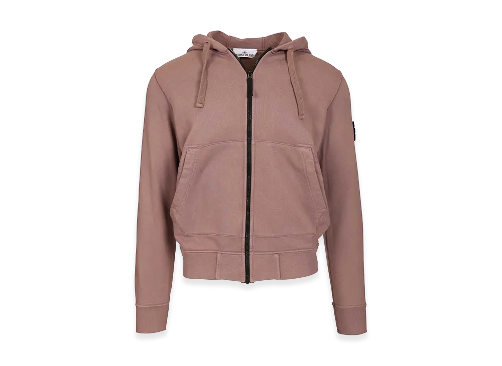 Stone Island Organic Cotton Hoodie "Purple"