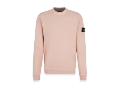 Stone Island Cotton Sweatshirt "Peach/Pink"