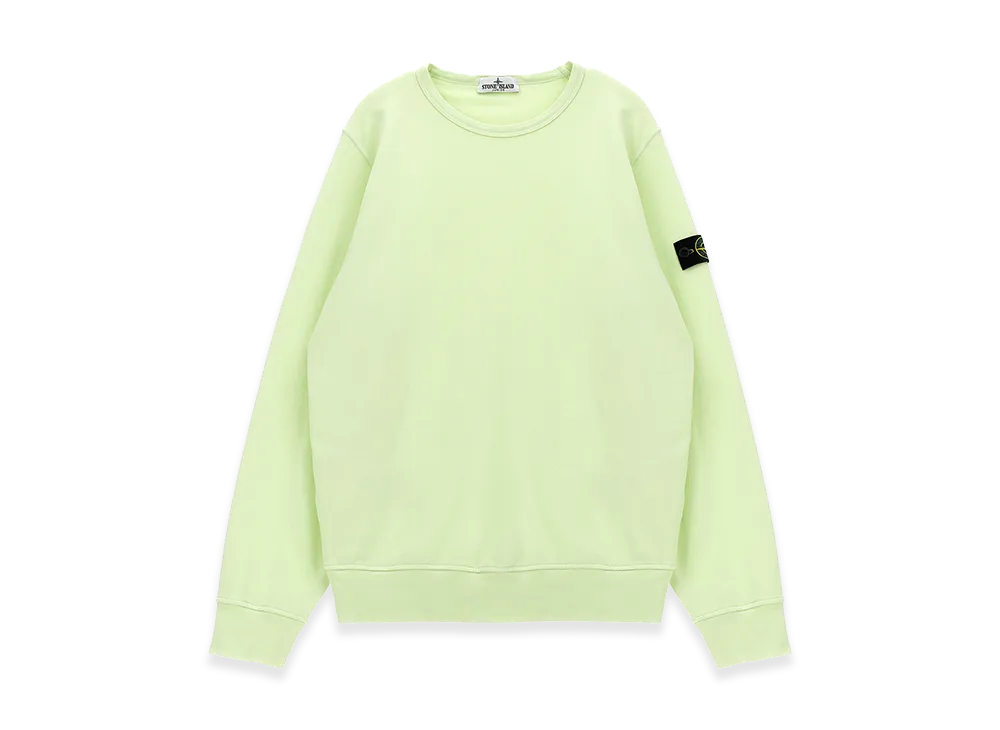 Stone Island Kids Logo Badge Sweatshirt "Green"