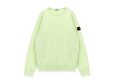 Stone Island Kids Logo Badge Sweatshirt "Green"