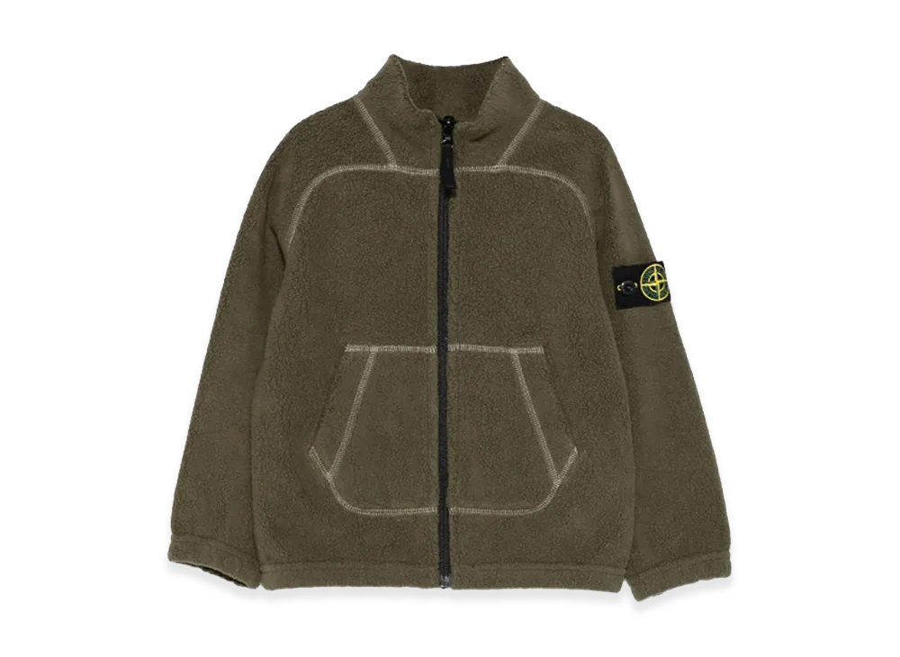 Stone Island Kids Sweaters "Khaki"