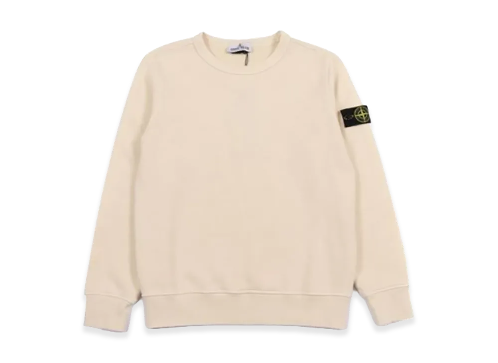 Stone Island Kids Sweaters "White"