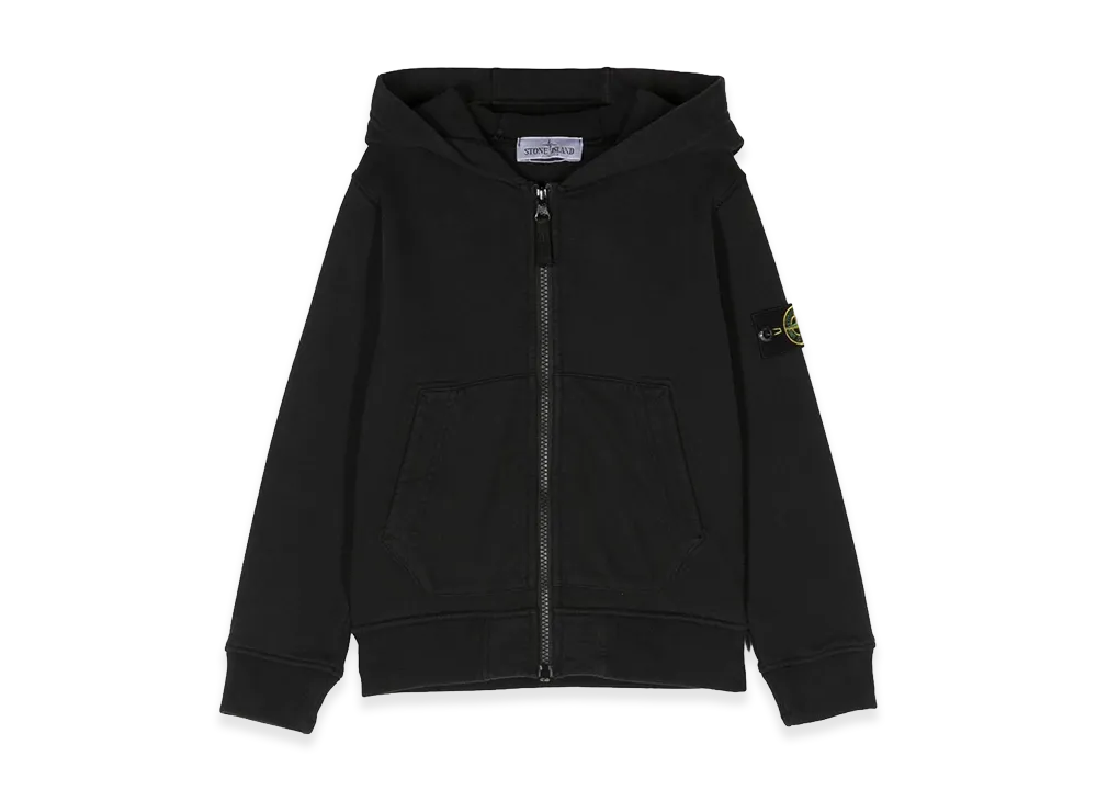 Stone Island Kids Sweaters "Black"