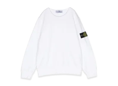 Stone Island Kids Sweaters "White"