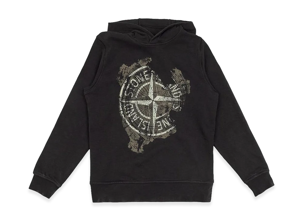 Stone Island Kids Sweaters "Black"