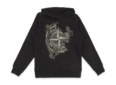 Stone Island Kids Sweaters "Black"