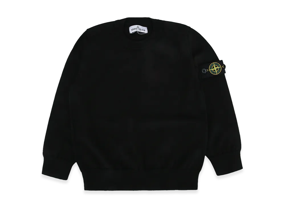 Stone Island Kids Crew Neck "Black"