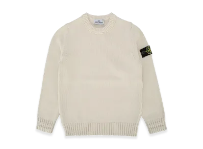 Stone Island Kids Crew Neck "White"