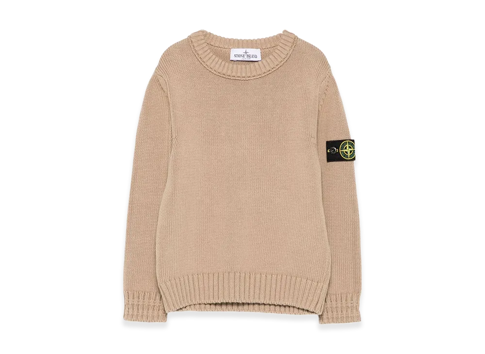Stone Island Kids Sweaters "Beige"