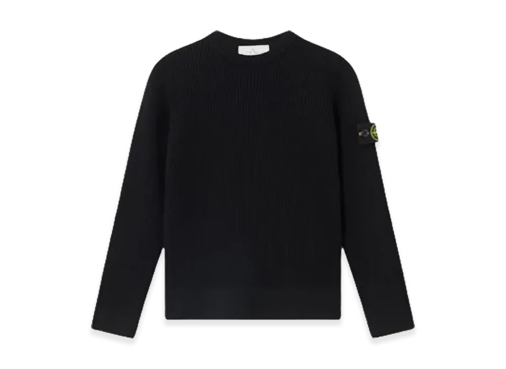 Stone Island Kids Sweaters "Black"
