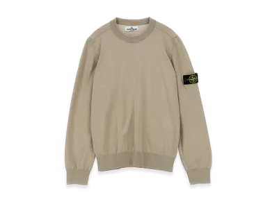 Stone Island Kids Logo Badge Sweater "Beige"