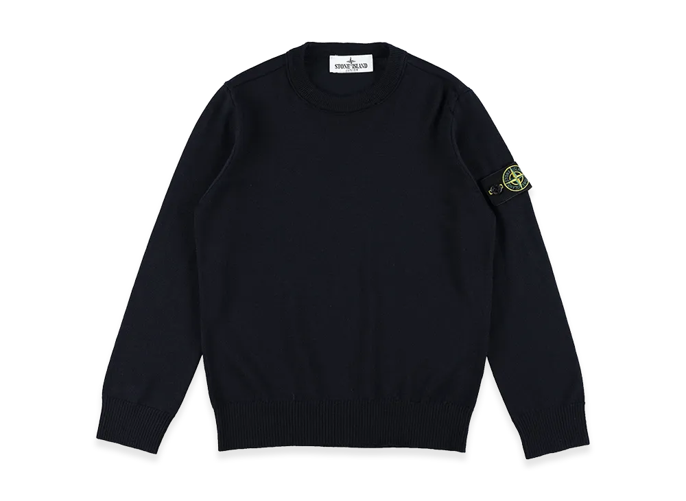 Stone Island Wool Sweater with Logo "Blue"
