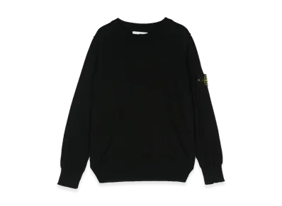Stone Island Kids Sweaters "Black"