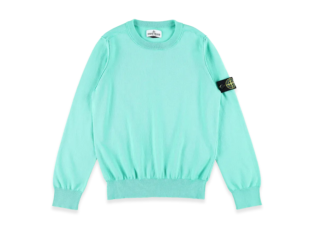 Stone Island Kids Sweaters "Green"