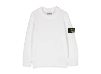 Stone Island Kids Sweaters "White"