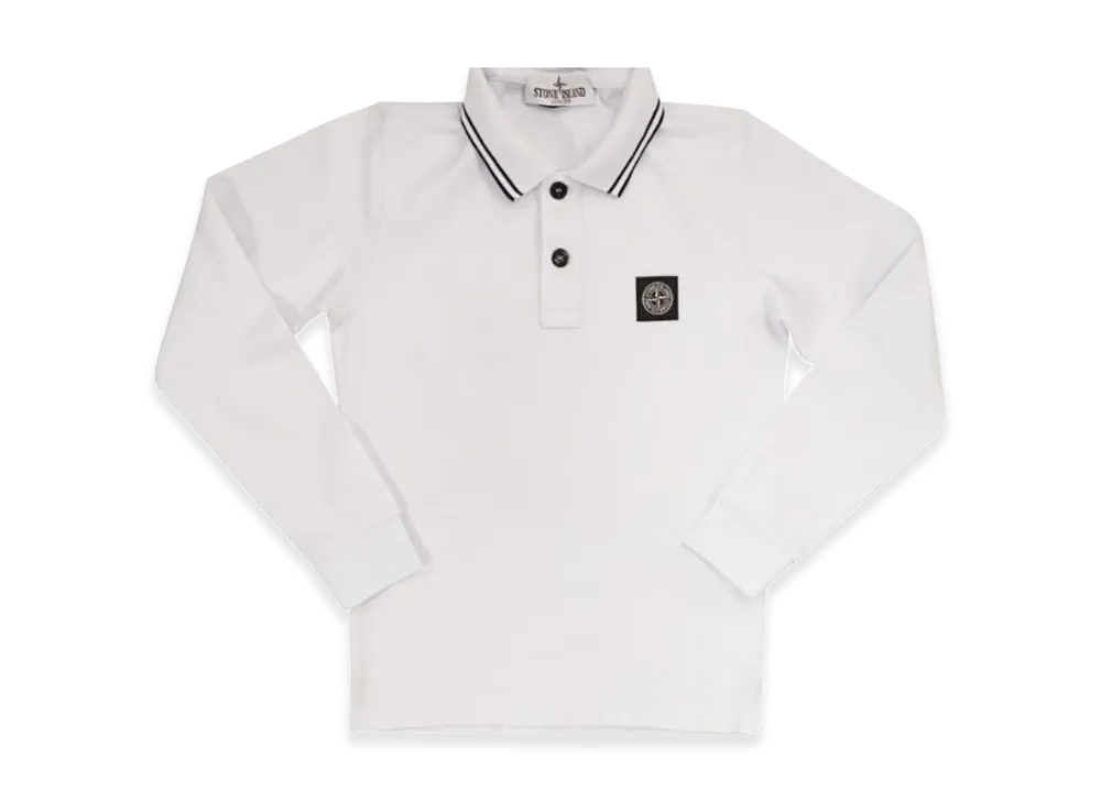 Stone Island Kids Sweaters "White"