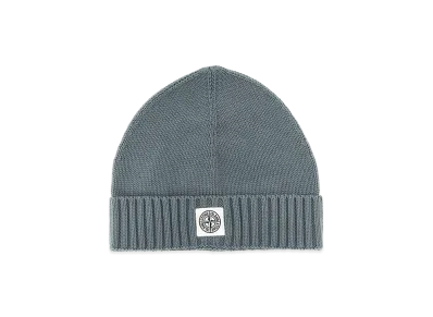 Stone Island Kids Logo Patch Beanie "Gray"