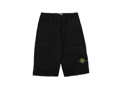 Stone Island Kids Cargo Bermuda Shorts "Black"