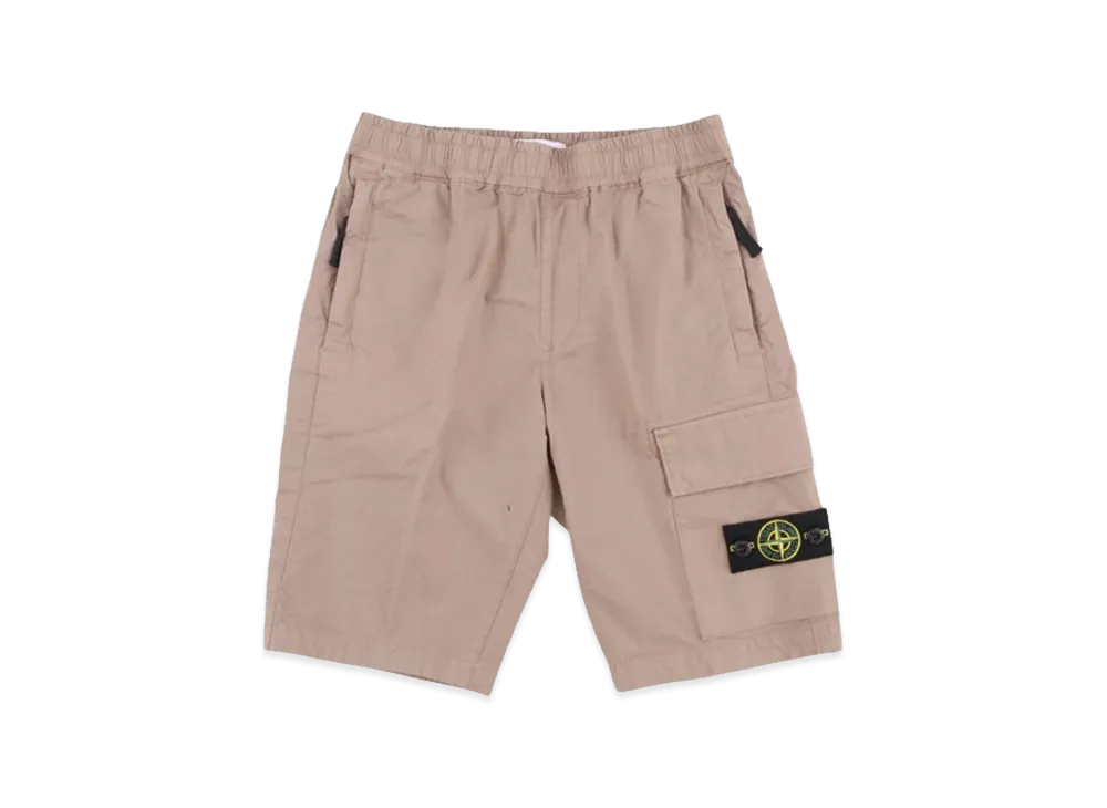 Stone Island Kids Cargo Bermuda Shorts "Beige"