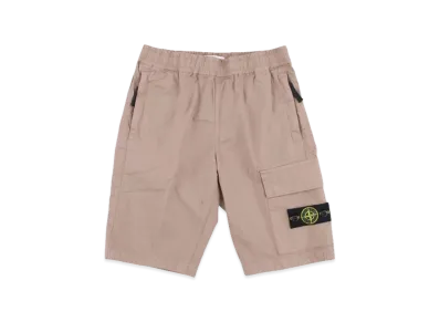 Stone Island Kids Cargo Bermuda Shorts "Beige"