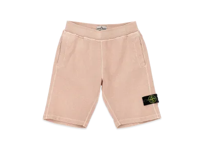 Stone Island Kids Logo Badge Bermuda Shorts "Rose"